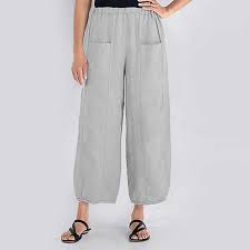 Poto Women Pants Plus Size Womens Solid Loose Casual