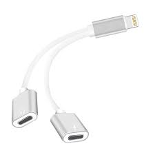 2 In 1 Lightning Splitter Adapter For Iphone 7 8 X 7 Plus 8 Plus Double Lightning Ports For Dual Lightning Headphone Audio And Charge Adapter Walmart Com Walmart Com