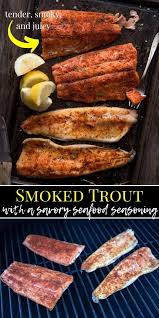 Smoked Trout With Savory Seafood Seasoning Vindulge Recipe In 2020 Trout Recipes Grilled Trout Recipes Smoked Trout Recipe