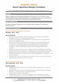 Requires a bachelor's degree or its equivalent. Branch Operations Manager Resume Samples Qwikresume