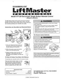 971lm Liftmaster Remote Programming Instructions Liftmaster Garage Door Garage Door Opener Remote Garage Door Opener