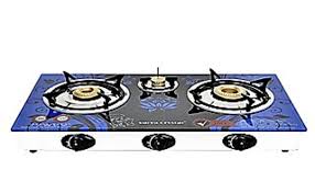 3 burner gas stove with auto ignition. Buy Surya Crystal Automatic 3 Burner Gas Stove Cooktop Online 2900 From Shopclues