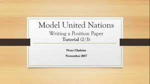 Trainees might just see and edit material in their very own note pad. How To Write A Position Paper For Mun Youtube