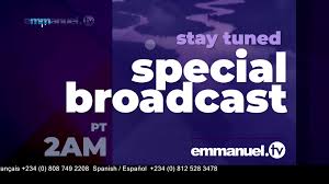 Emmanuel tv is a satellite television station from lagos, nigeria, providing christian education, news and entertainment as a ministry of the tb. Tb Joshua Ministries Live Broadcast With Tb Joshua From Emmanuel Tv Studios 14 02 2021 Facebook