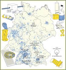 Deutschlandkarte Im Land Der Erfinder Deutschlandkarte Landkarte Deutschland Illustrierte Karten
