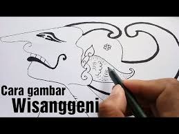 Paling bagus 26 gambar wayang hitam putih yang mudah. Cara Menggambar Wayang Wisanggeni Untuk Pemula Youtube