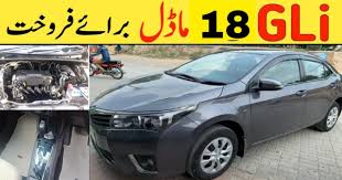This article is about upcoming corolla 2020 hybrid sedan. Toyota Corolla Gli 18 Model For Sale Used Cars For Sale In Pakistan Sh Services New Cars Suv Car Suv