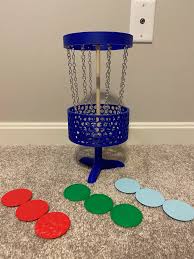 Desktop Disc Golf Set by Encrust3d
