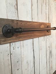 These would be great as a hand towel holder in a bathroom or kitchen! Bath Bathroom Decor Home Farmhouse Towel Bar Industrial Towel Bar Rustic Towel Bar Home And Living Bathroom Accessories