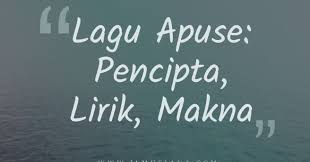 Nov 30, 2020 · lagu apuse adalah sebuah lagu yang berasal dari indonesia bagian timur, tepatnya di daerah provinsi papua. Lagu Apuse Pencipta Lirik Makna Ilmusiana