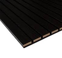 Pannello Acustico LUX - Impiallacciato Rovere Affumicato Laccato 60 x 240 cm