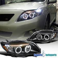 Find Many Great New Used Options And Get The Best Deals For For 2009 2010 Toyota Corolla Led Dual Halo Projector Head Toyota Corolla Toyota Toyota Corolla Le
