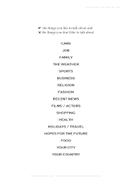 Use these 98 interesting conversation topics and questions to ask to ignite fun conversations. Conversation Topix