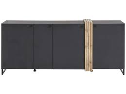 Table basse atlanta conforama dimensions. Buffet 4 Portes Nevada Coloris Noir Chene Vente De Buffet Bahut Vaisselier Conforama Buffet Noir Vaisselier Conforama