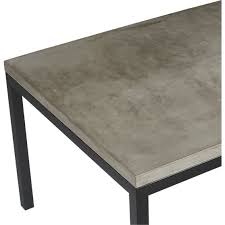 Parsons Concrete Top 36 Sq Dining Table With Natural Dark Steel Base In Dining Tables Crate And Concrete Top Dining Table Dining Table Marble Tables Design