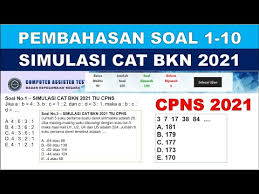 Savesave jadwal simulasi cat bkn 2019.pdf for later. Pembahasan Soal Asli Simulasi Cat Bkn 2021 Tiu Cpns No 1 10 Youtube
