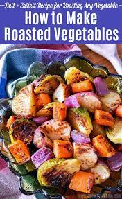 Easy Delicious Roasted Vegetables Recipe Recipe Roasted Vegetable Recipes Roasted Winter Vegetables Roasted Veggies Recipe