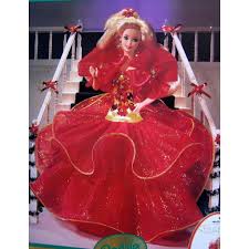 Happy Holidays Barbie Doll Hallmark Special Edition 1993 Holiday Barbie Dolls Happy Holidays Barbie Christmas Barbie