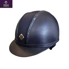 Charles Owen Ayr8 Leather Look Riding Hat Navy With Blue Snakeskin Trim 249 Bring Out Your Wild Side With A New Optio Riding Hats Horse Riding Hats Riding