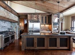 Love This Idea For Using Painted Corrugated Sheets As Inserts For Kitchen Cabinet Doors Rustic House Interior Design Rustic Metal Building Homes