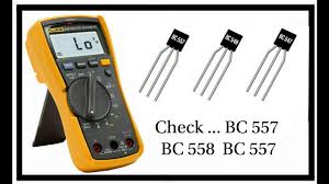 These are the most general purpose npn silicon transistors and changing one with the other does not noticably (or otherwise) affect the circuit. How To Check Bc557 Bc547 Bc548 Transistor Check Bc557 Bc547 Bc548 Transistor Youtube