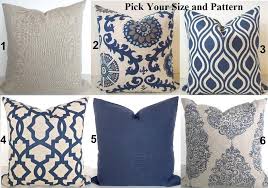 Pillows Navy Blue Throw Pillow Covers Dark Blue Tan Decorative Pillows Blue Pillows Covers Navy Blue Throw Pillows Blue Throw Pillows Blue Pillows Decorative