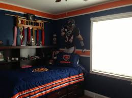 My Son S Chicago Bears Bedroom Home Decor Chicago Bears Room Room Ideas Bedroom