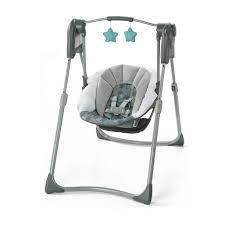 Graco Slim Spaces Compact Baby Swing Space Saving Design Tilden Walmart Com