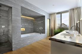 Image result for Contemporary Master Bathroom with limestone tile floors