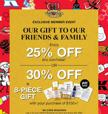 Get 15% off on all orders + an exclusive disney tote bag on orders $150+ at kiehl's canada + $15 gift card at purchase of 2 products or more. Kiehl S Canada Friends Family Sale Event Save 25 30 Off Free Gifts Hot 12 Cash Back Spring Summer 2021 Canadian Deals Gwp Offers