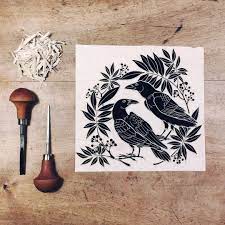 Access to the digital items is provided through links to the holding library's own web site. Late Night Bird Tale Linocut Linogravure Linogravado Linolschnitt Linoldruck Etching Blockprints Black Blackbird Bird Linolschnitt Linol Linoldruck