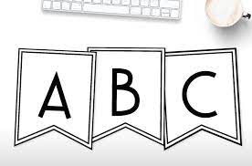 Cut out printable banner letters. 45 Amazing Free Printable Banner Templates For Every Occasion