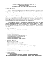 Secara umum sebuah proposal dimaksudkan untuk mendapatkan bantuan dana atau izin dari seseorang maupun instansi. Contoh Proposal Kegiatan Nuzulul Quran