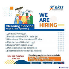 Informasi lowongan kerja medan 2021 terbaru hari ini. Lowongan Kerja Cleaning Service Receptionist
