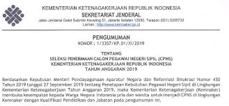 Contoh soal skb cpns kementerian keuangan kemenkeu. Lokasi Tes Cpns Kemnaker 2018