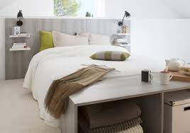 Maybe you would like to learn more about one of these? Une Tete De Lit Avec Des Tablettes En Melamine Leroy Merlin