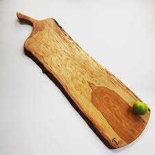 Large solid wood artisan serving board with handle. Live Edge Cherry Charcuterie Plank Wood Shop Projects Rustic Wood Wood