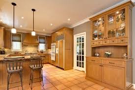 Natural Wood Traditional Beauty Kitchen Wall Colors Oak Cabinets Home Room Design