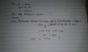 Jika tinggi prisma adalah 20 cm. Alas Sebuah Prisma Berbentuk Belah Ketupat Dengan Panjang Diagonal Masing Masing 24 Cm Dan 10 Brainly Co Id