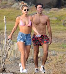 Vogue Williams And Spencer Matthews Picture Exclusive Bikini Clad Star Showcases Her Post Baby Body Daily Mail Online Below three wh staffers with different skin tones try out the face tanning mist— all with high hopes to boost a natural, radiant glow. vogue williams and spencer matthews
