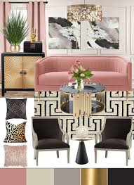 Living Room Decorating Ideas By Color Mood Boards Angela East In 2020 Mood Board Living Room Living Room Decor Pink Living Room