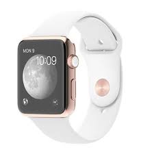 Apple Watch Edition 42mm 18 Karat Rose Gold Case With White Sport Band Apple Watch Accessories Apple Watch Edition Rose Gold Apple Watch