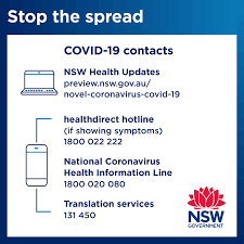 This information will be updated if further locations are identified. Nsw Health Stay Informed Of The Latest Covid 19 Coronavirus Developments With These Key Contact Details Or Visit Https Preview Nsw Gov Au Novel Coronavirus Covid 19 Facebook