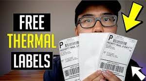 4 by 6 plus 2 tab with perfs. How To Get Free Shipping Labels From Ups Thermal Labels For Rollo Thermal Printer Youtube