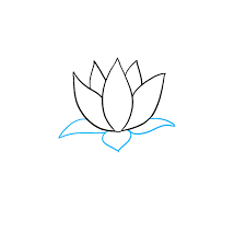 How To Draw A Lotus Flower Really Easy Drawing Tutorial Lotus Flower Drawing Drawing Tutorial Easy Easy Drawings