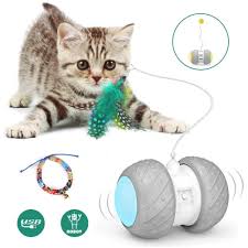 Ralthy Interactive Robotic Cat Toy In 2020 Interactive Cat Toys Cat Toys Cat Exercise