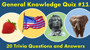 All of the data on this page, except the business data and birthplace populations, . General Knowledge Trivia Quiz 11 20 Trivia Questions And Answers With Photos And Pictures Youtube