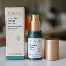Biossance Squalane Peptide Eye Gel Before And After Biossance Squalane Peptide Eye Gel Caroline Hirons Eye Gel Squalane Peptides