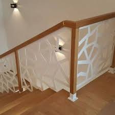 This beautiful wooden staircase with wide treads and wide planks is near the window for a nice view of the outside. Modern Stair Railing Ideas Iron Safety Grill Design For Staircase Desain Rumah Dekorasi Rumah Rumah