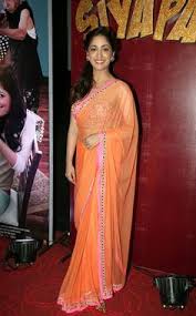 Image result for yami gautam in action jackson blue saree